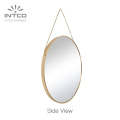 INTCO Hot Selling Decorative Aluminum Metal Black or Silver or Gold Round Bathroom Mirror Frame